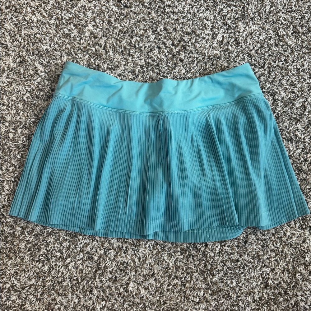 lululemon athletica Teal Mini Skirt